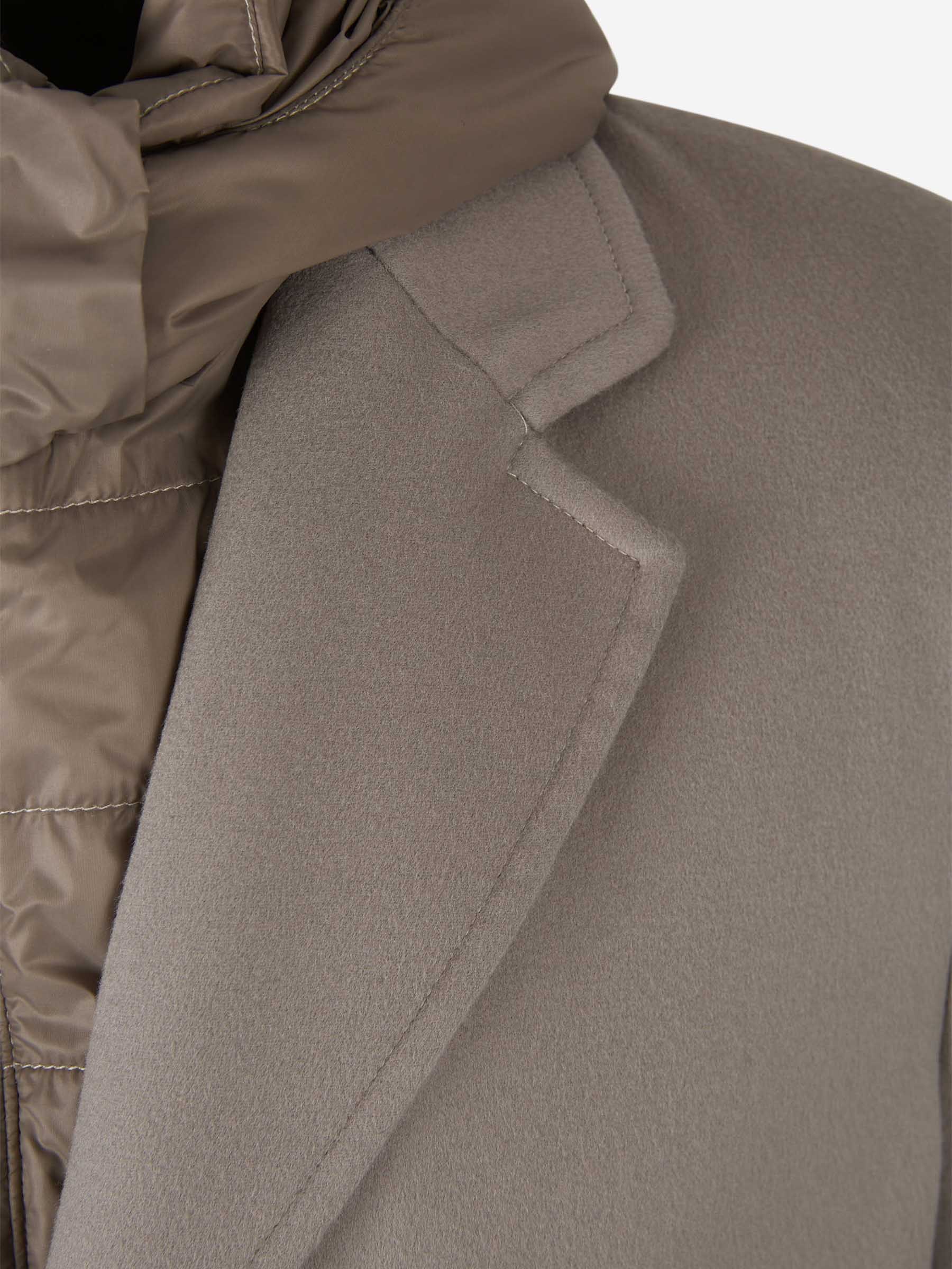 Kired Single-breasted Coat In Gray