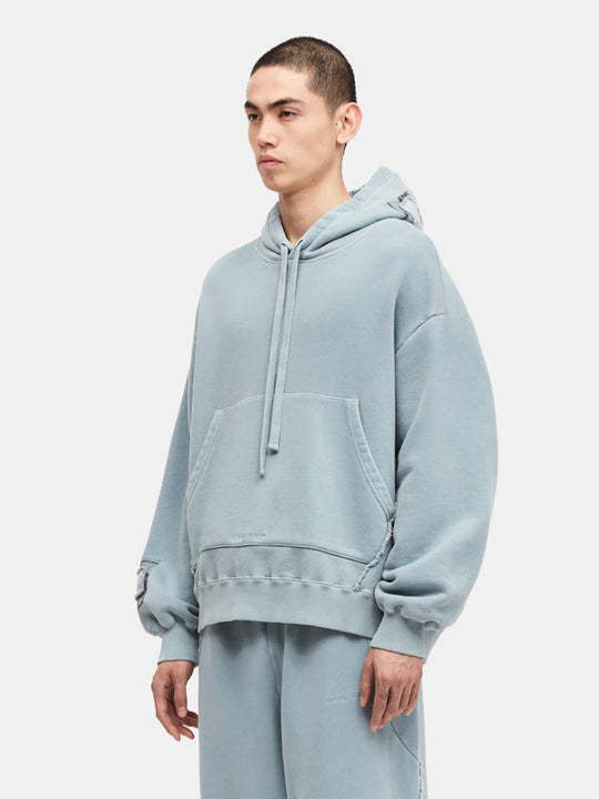 A-cold-wall* A Cold Wall Cubist Cotton Sweatshirt In Blue