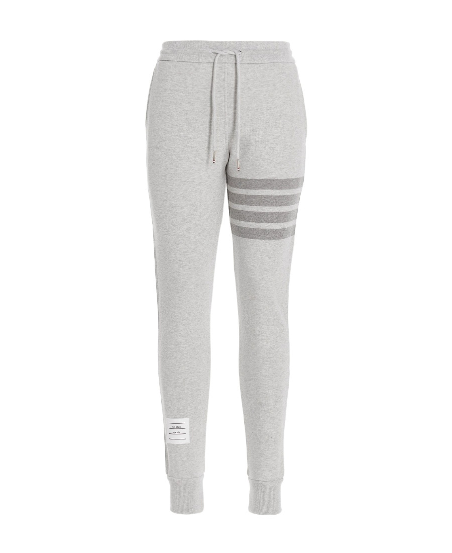 Thom Browne Signature 4-bar Stripe Track Pants In White