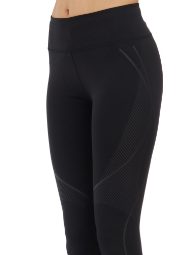 Shop Adidas By Stella Mccartney Asmc Stripe-detail Leggings In Black