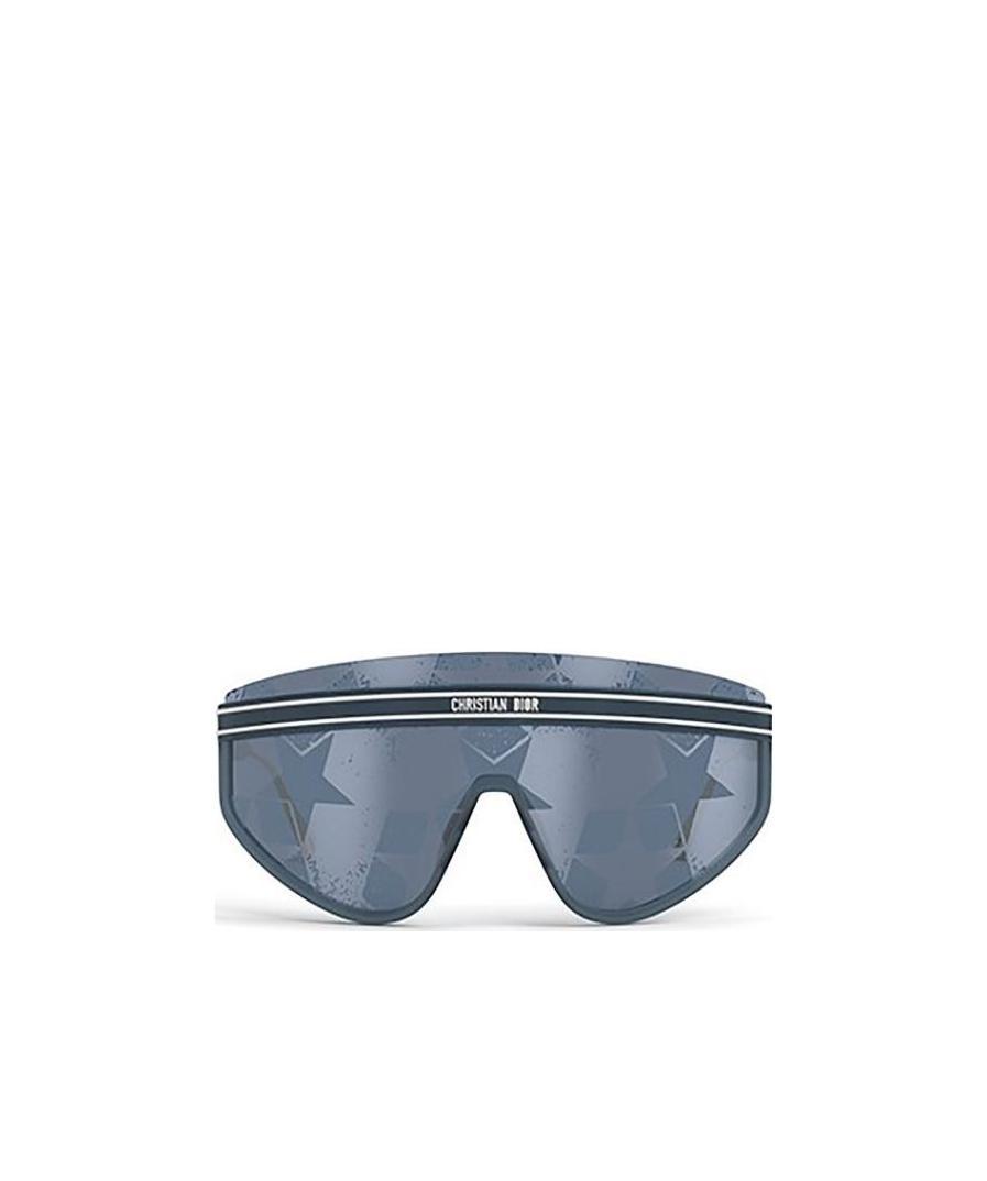Dior Sunglasses With Translucent Mask In Blue
