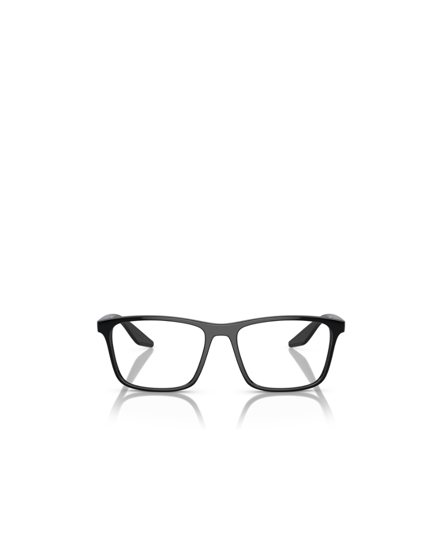 Prada Linea Rossa Ps 01qv 18k1o1 Grigio Opaco Glasses In Black