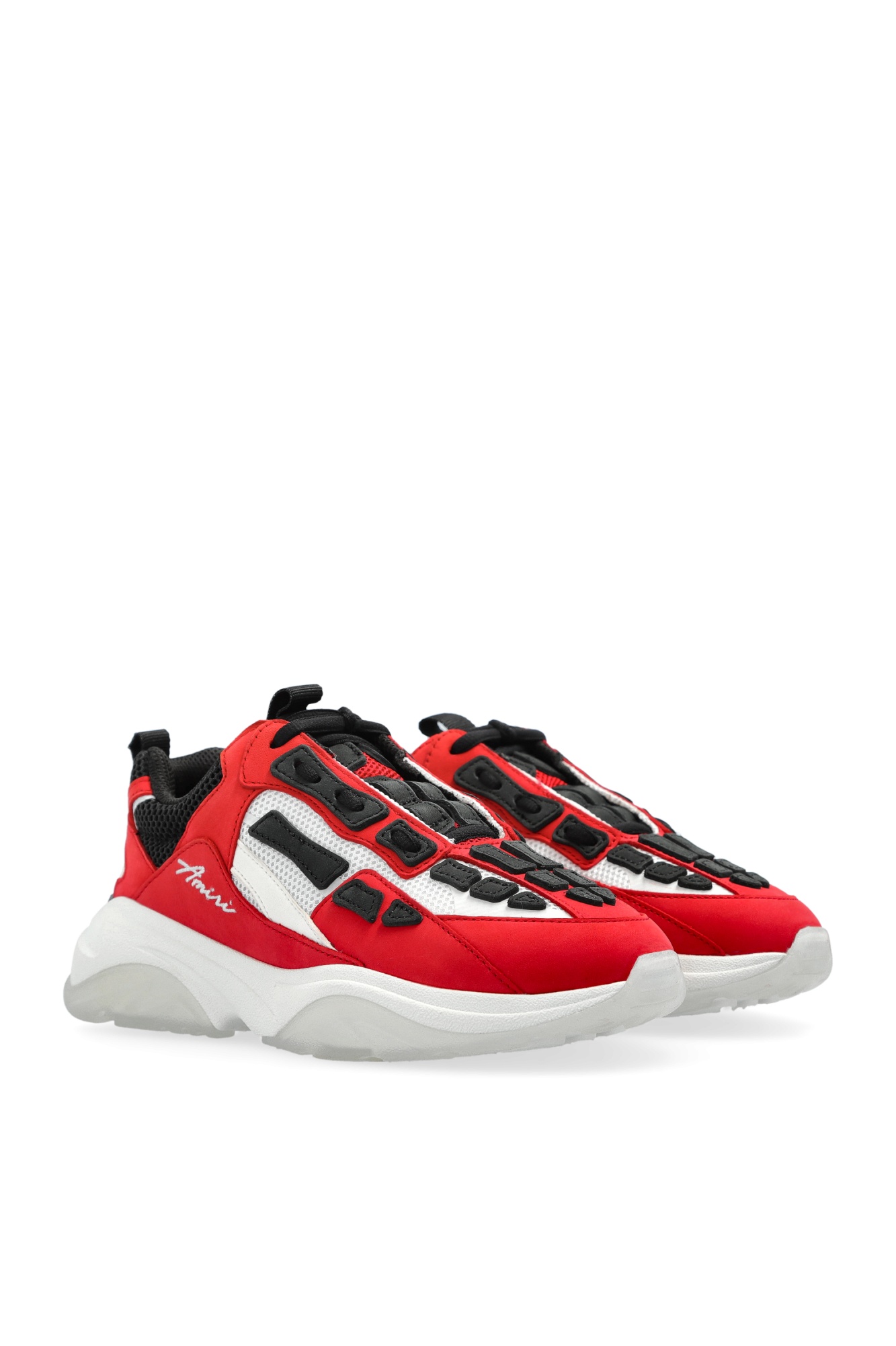 Amiri Round-head Sneakers In Red
