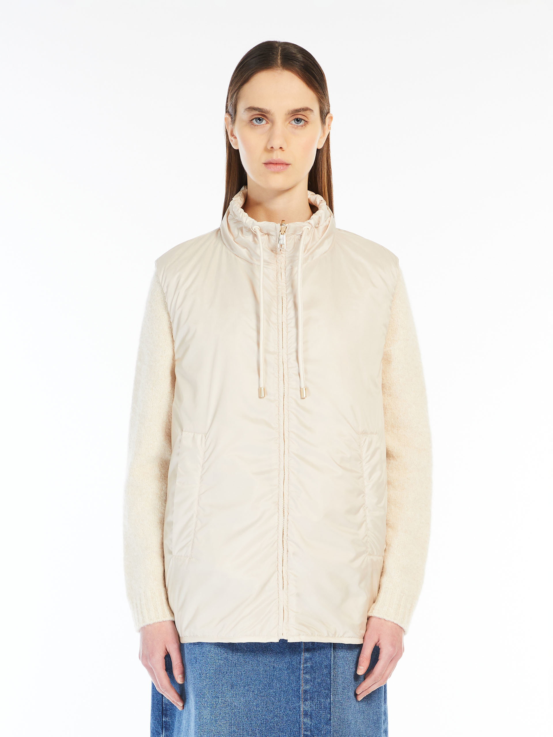 WEEKEND MAX MARA WEEKEND MAX MARA YORO ZIP-UP DRAWSTRING GILET