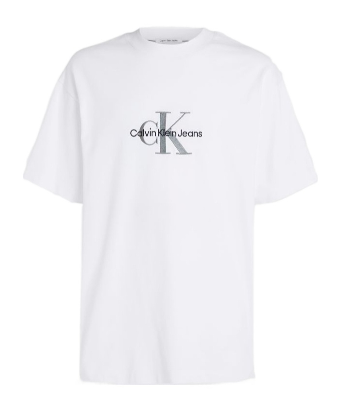 Calvin Klein Jeans Est.1978 Logo-print Cotton T-shirt In White