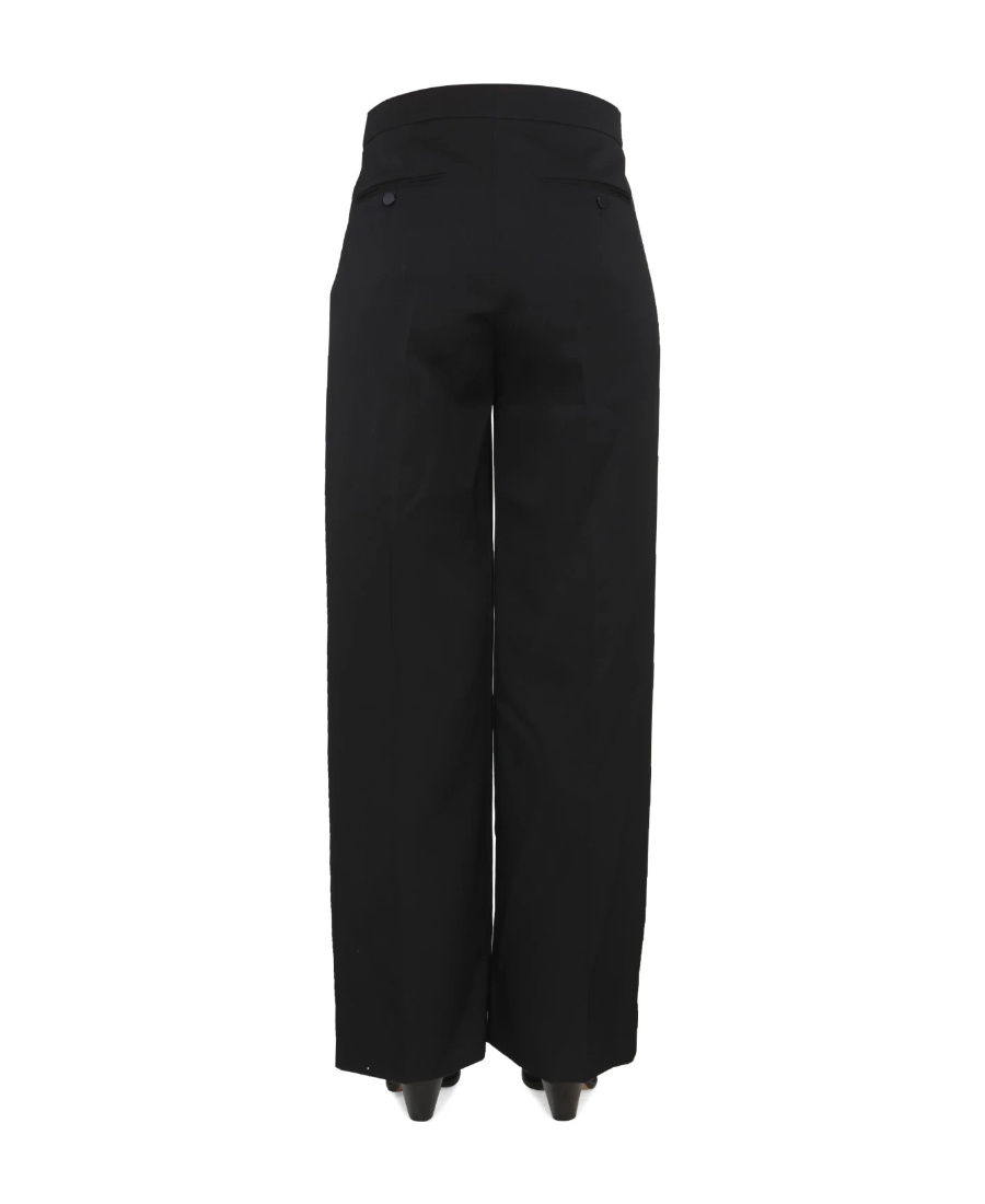 Shop Isabel Marant Logo Casual Pants In Black