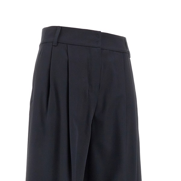 Max Mara Belt-loop Casual Pants In Black
