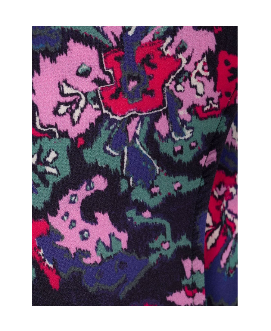Isabel Marant Sukie Beachwear In Blue Polyamide In Multicolor