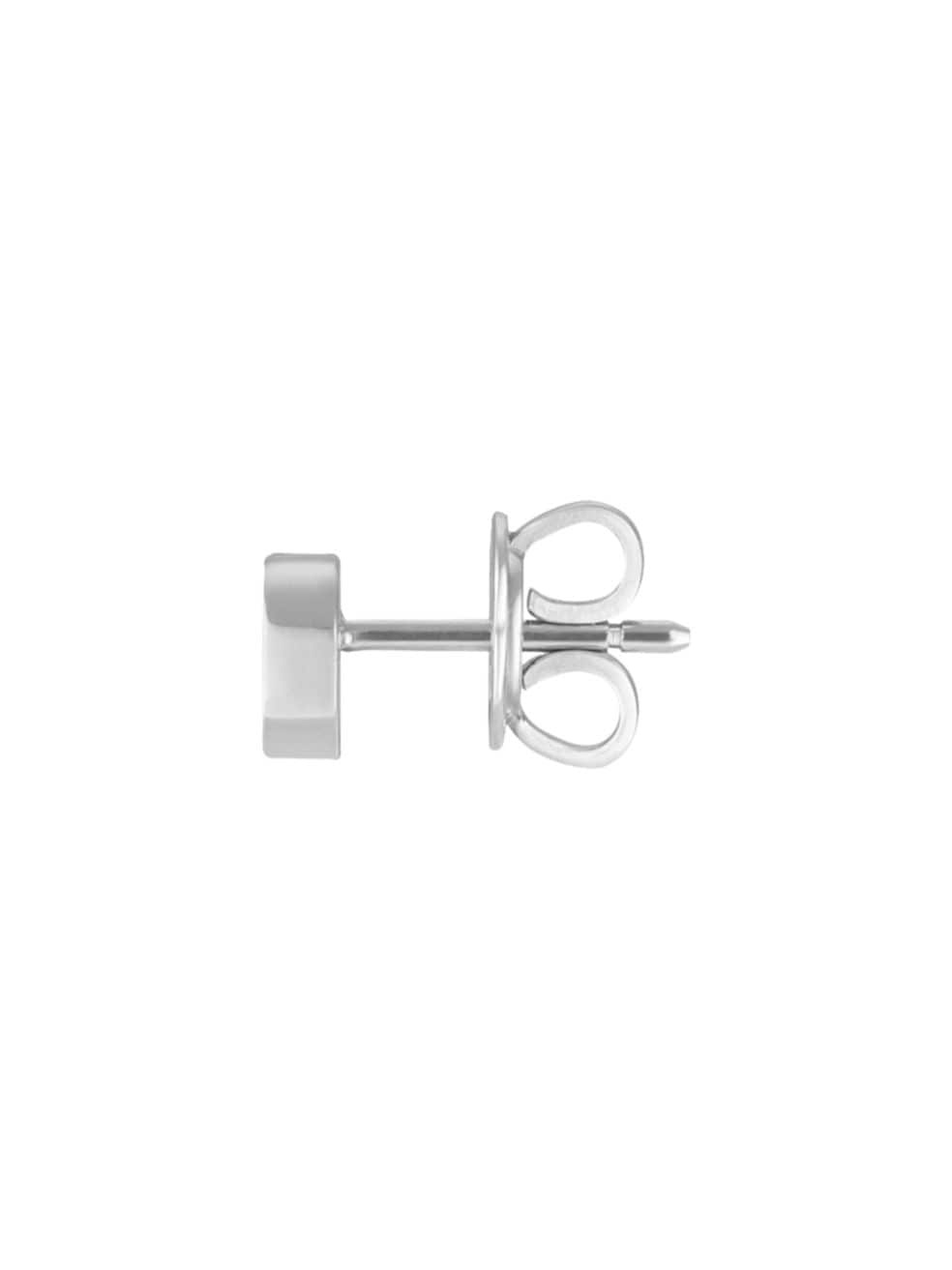 Gucci 18k Wg Interlocking G Stud Erng In White