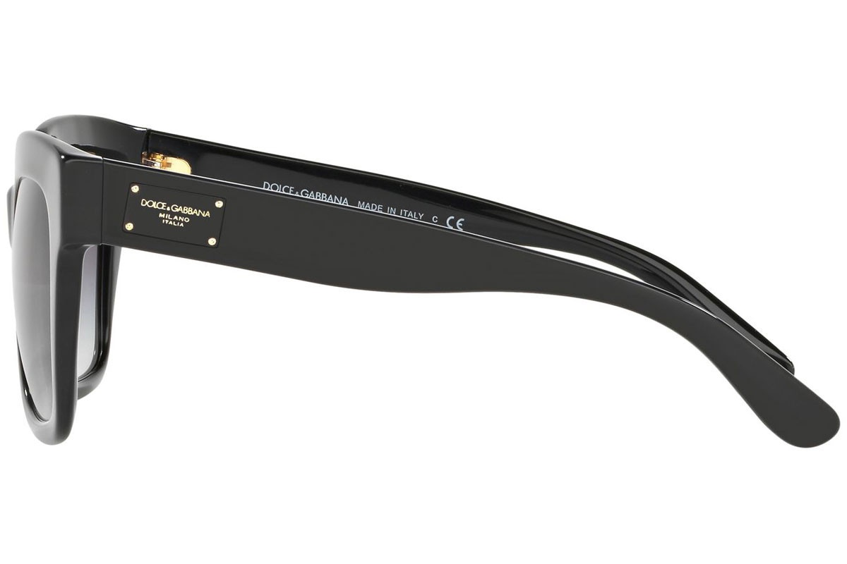 Dolce & Gabbana Logo Sunglasses In Black