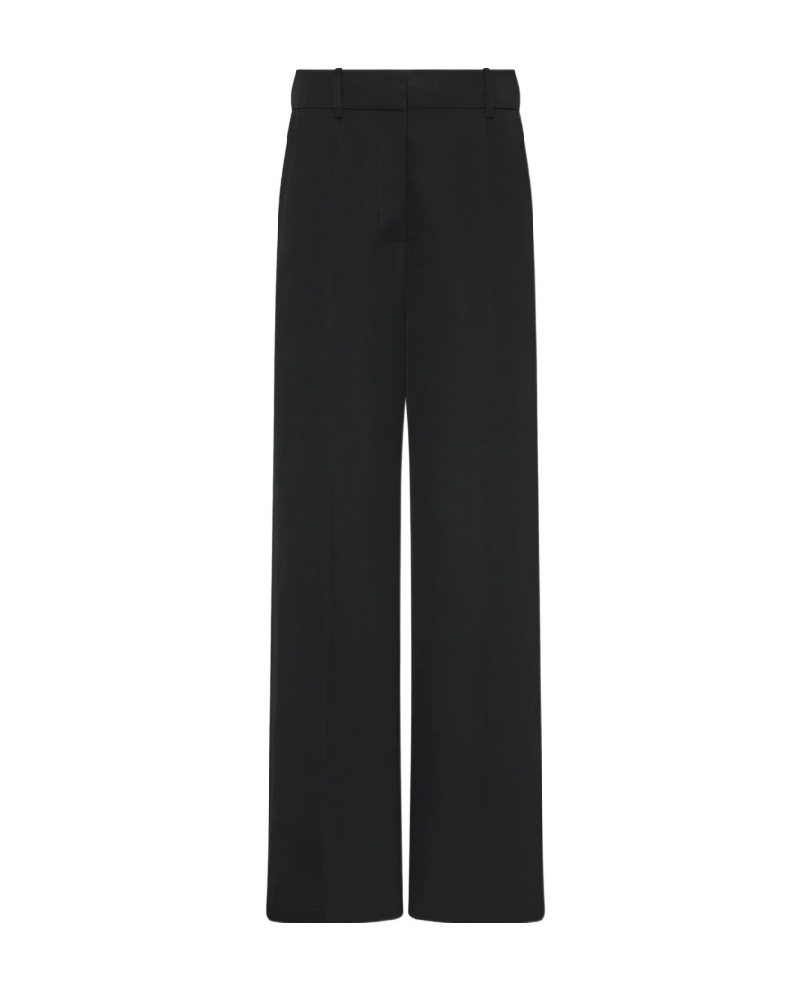 The Row Bremy Straight-leg Trousers In Black