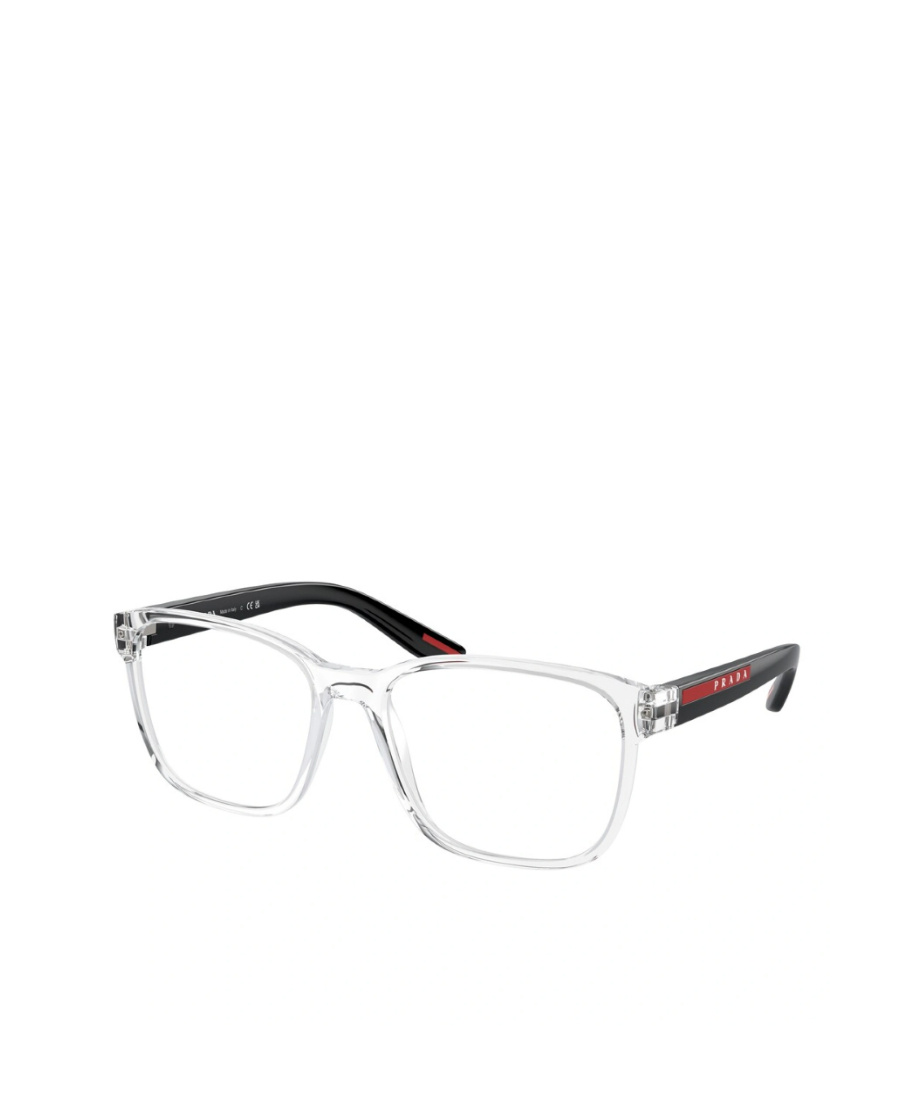 Shop Prada Eyewear Square Frame Glasses In White