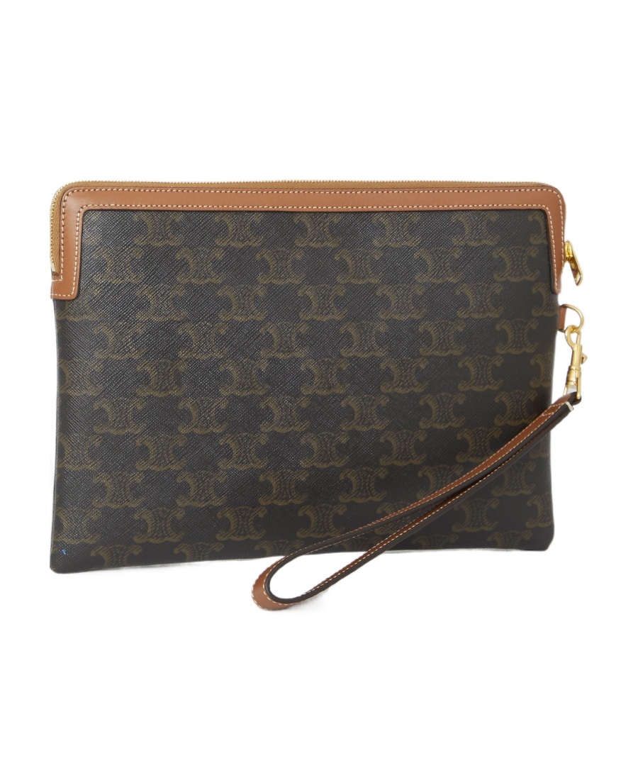 Celine Handbag With Shoulder Straps In Black