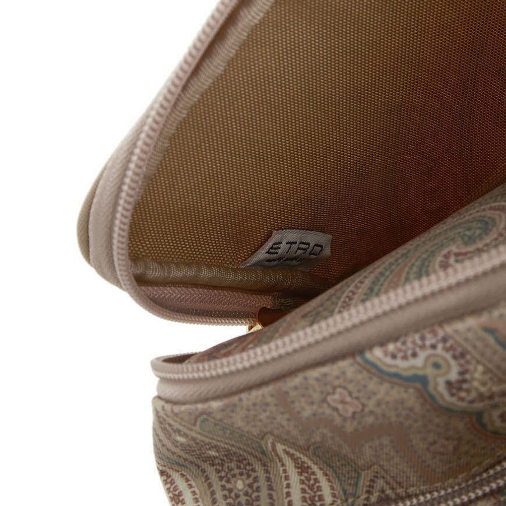 Etro Logo Clutch In Multicolor