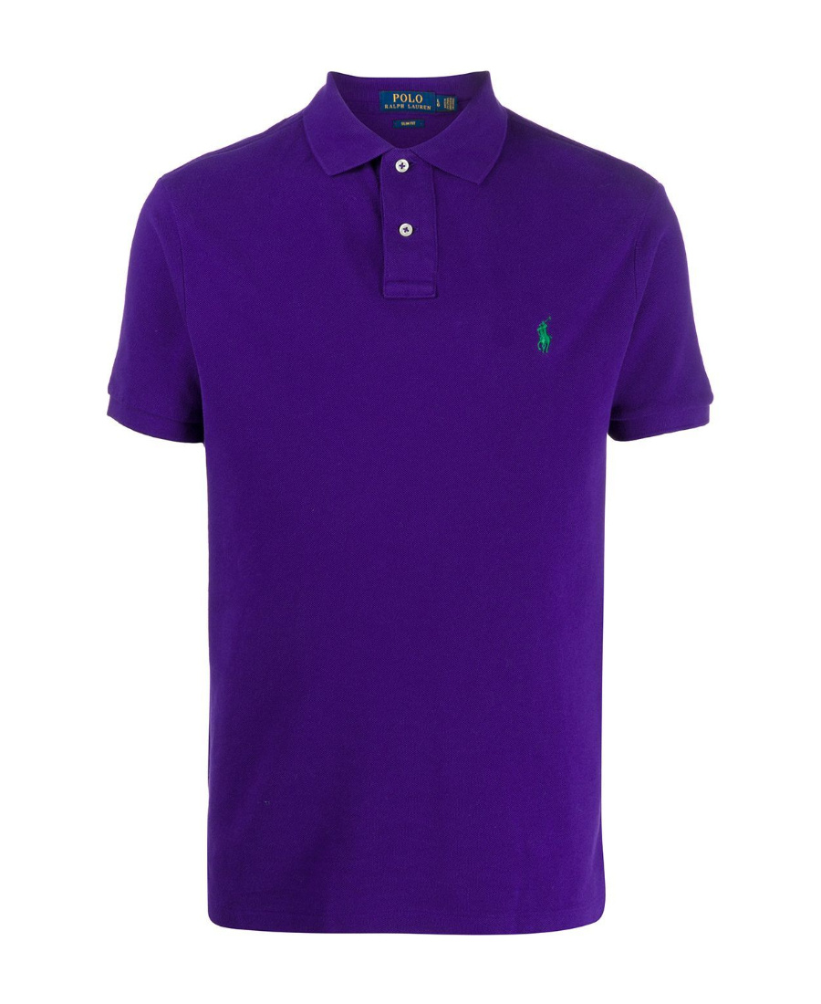 Shop Polo Ralph Lauren Short Sleeve Embroidered Logo Polo Shirt In Blue