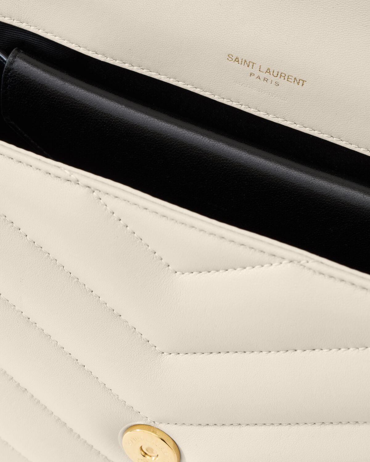 Saint Laurent Loulou Medium In Matelassé Lambskin