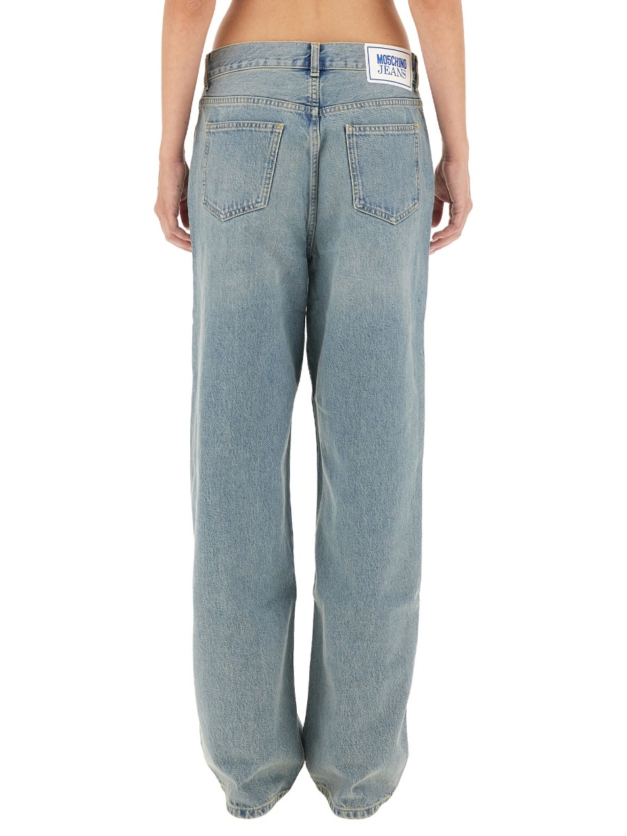 Moschino Jeans Denim Pants In Black