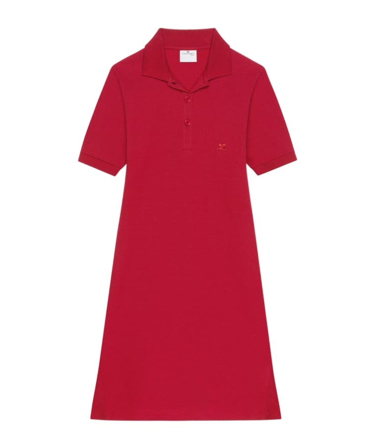 Courrèges Polo-collar Mini Dress