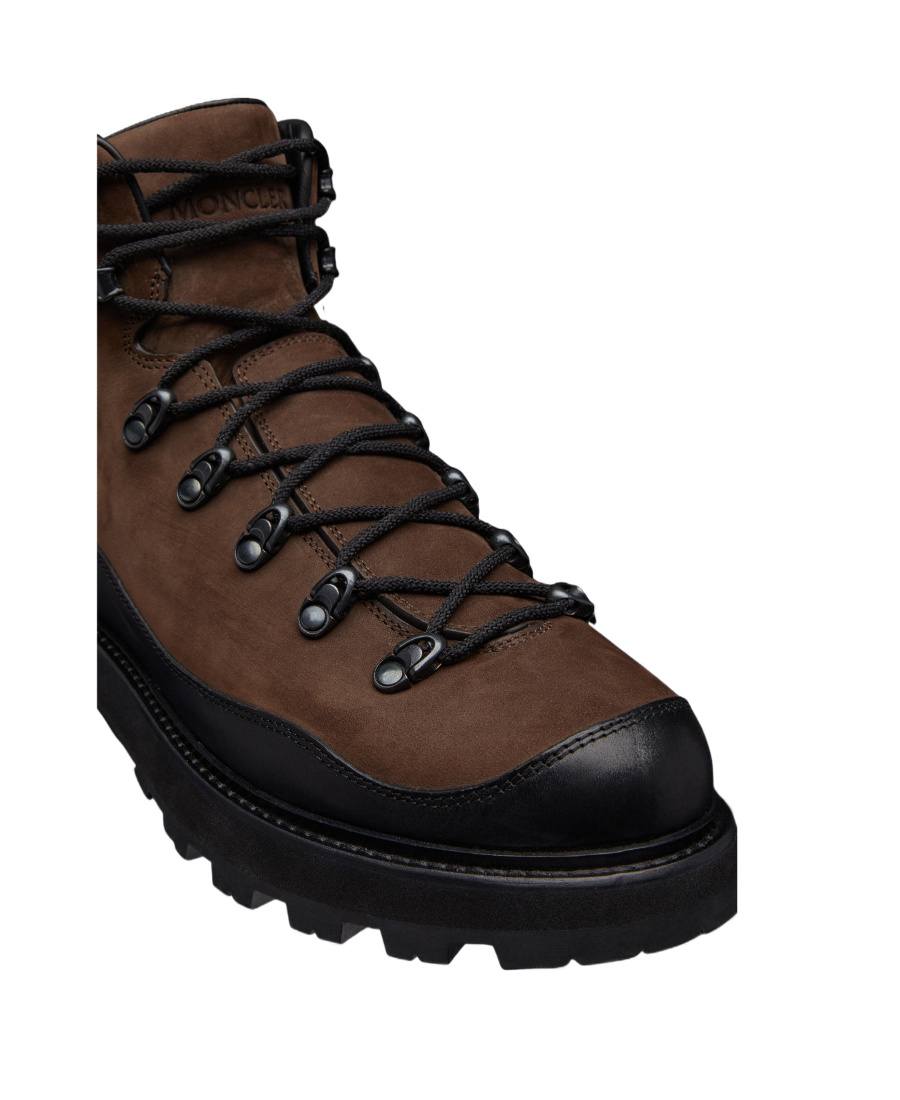 Moncler Peka Trek Hiking Boots Multicolour In Black