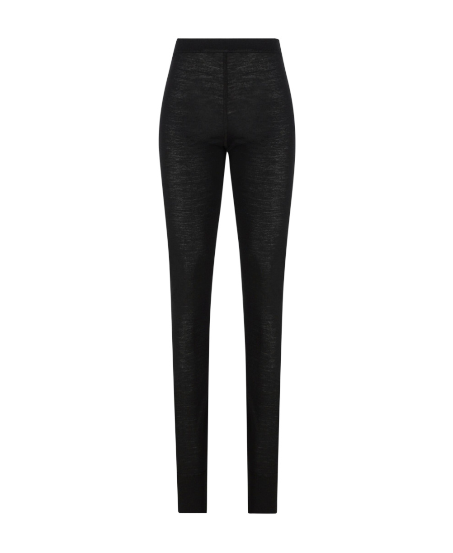 Jil Sander Logo-print Leggings In Black
