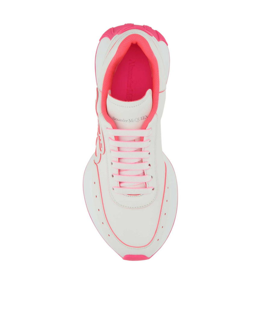 Alexander Mcqueen Logo Low-top Sneakers In White