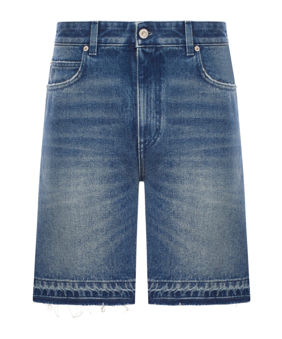 Loewe Denim Shorts With Belt Loops