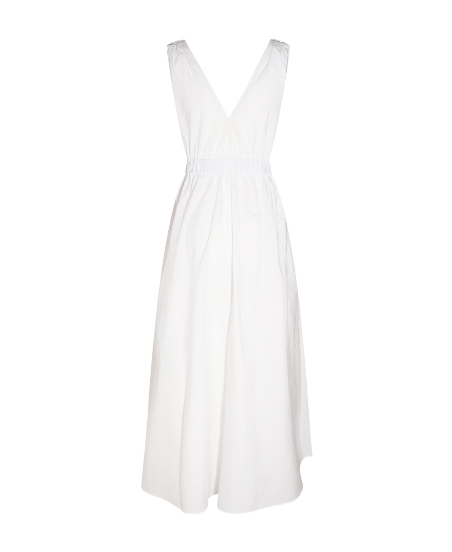 Brunello Cucinelli Women Poplin Dress In White