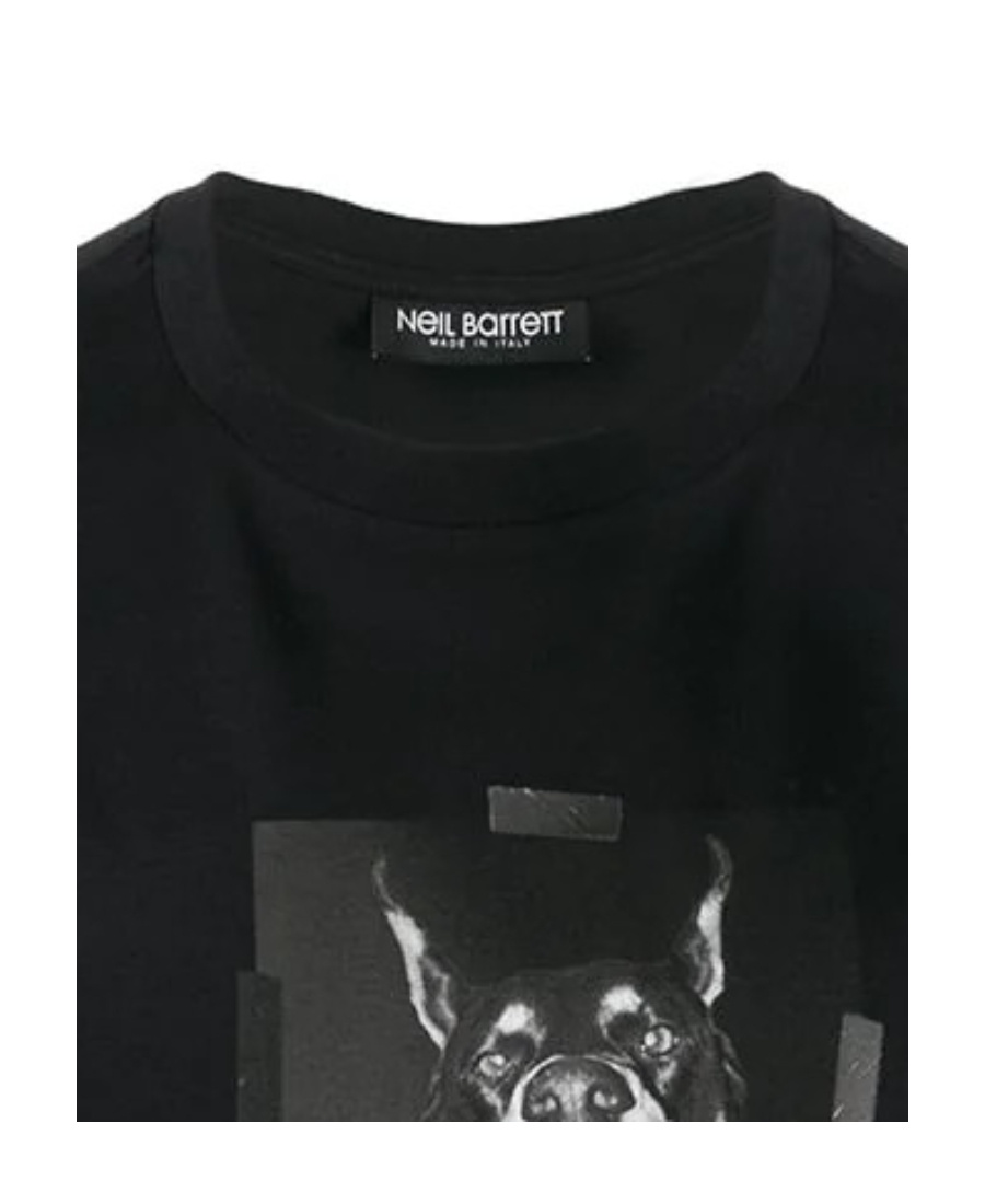 Neil Barrett Pattern Printed T-shirt In Black