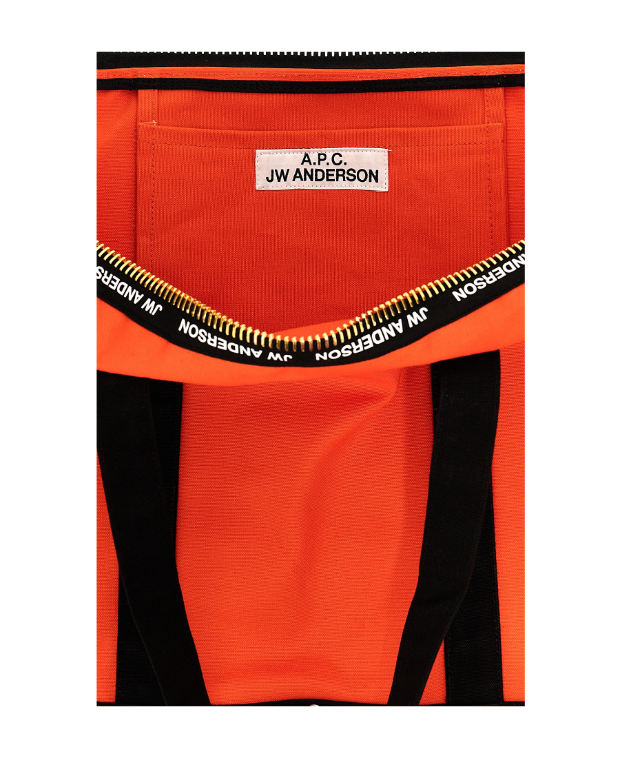 Apc X Jw Anderson Logo-print Tote Bag In Red