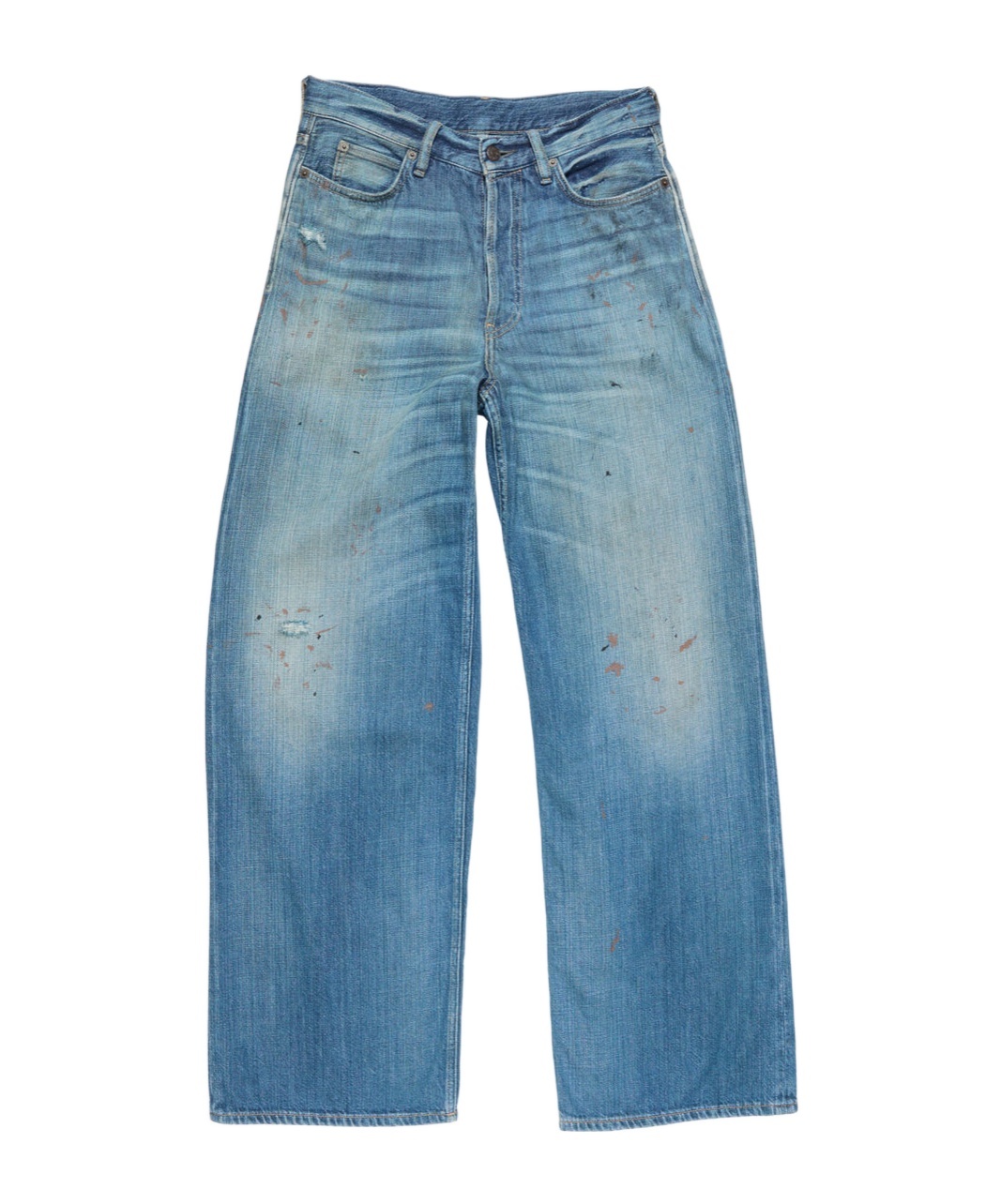 Acne Studios Belt Loop Jeans In Blue