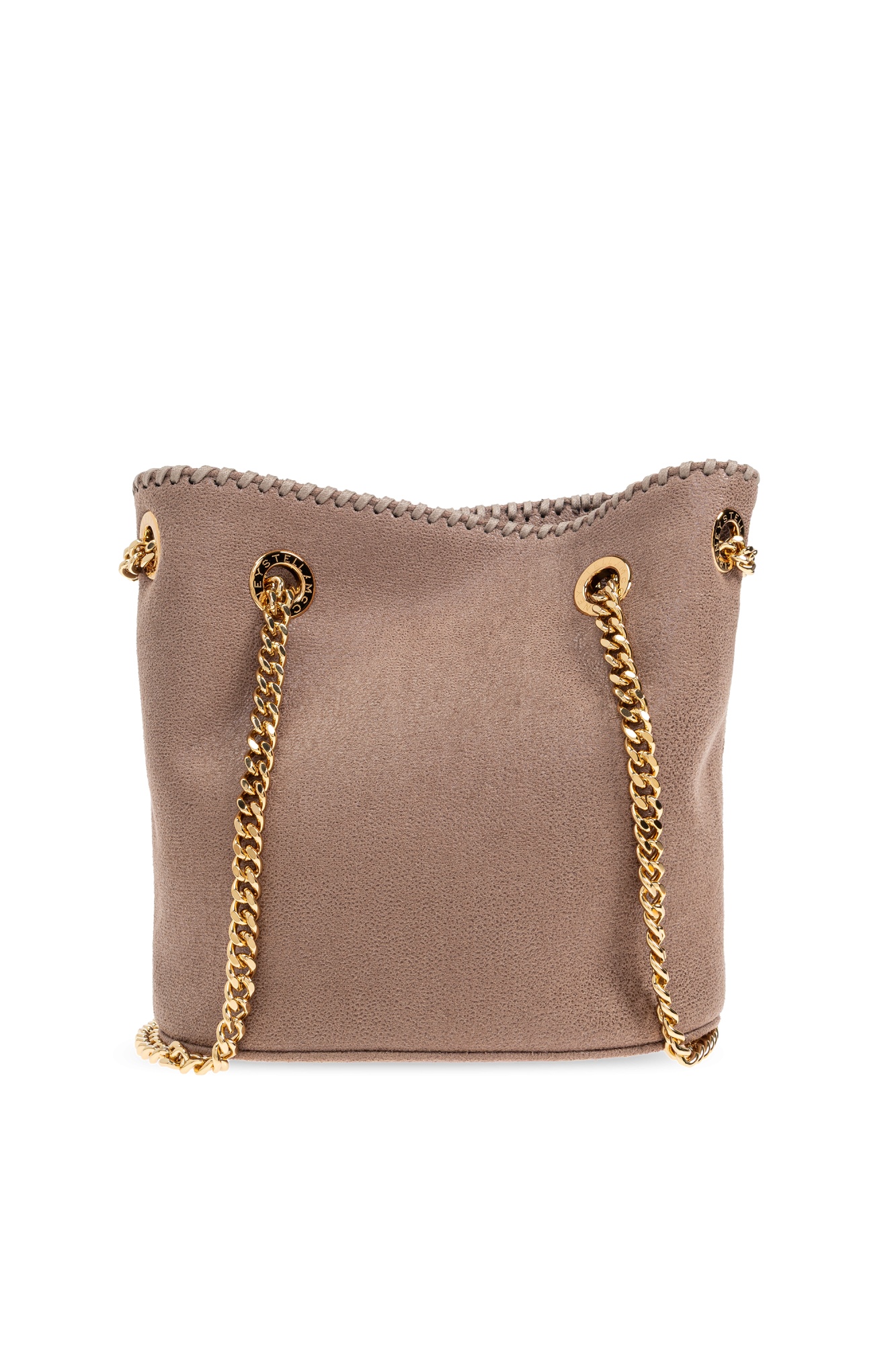 Stella Mccartney Falabella Chained Crossbody Bag In Brown