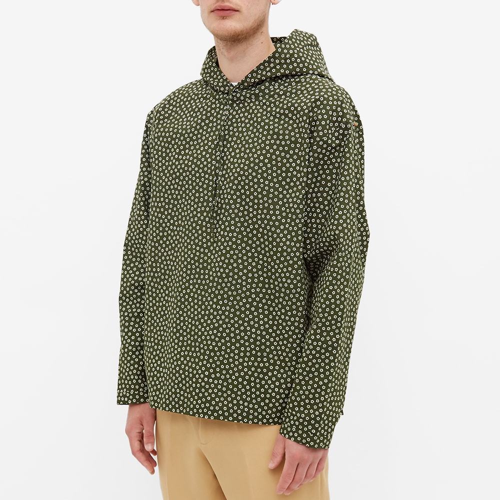 Kenzo Ditsy-print Light Hoodie In Green