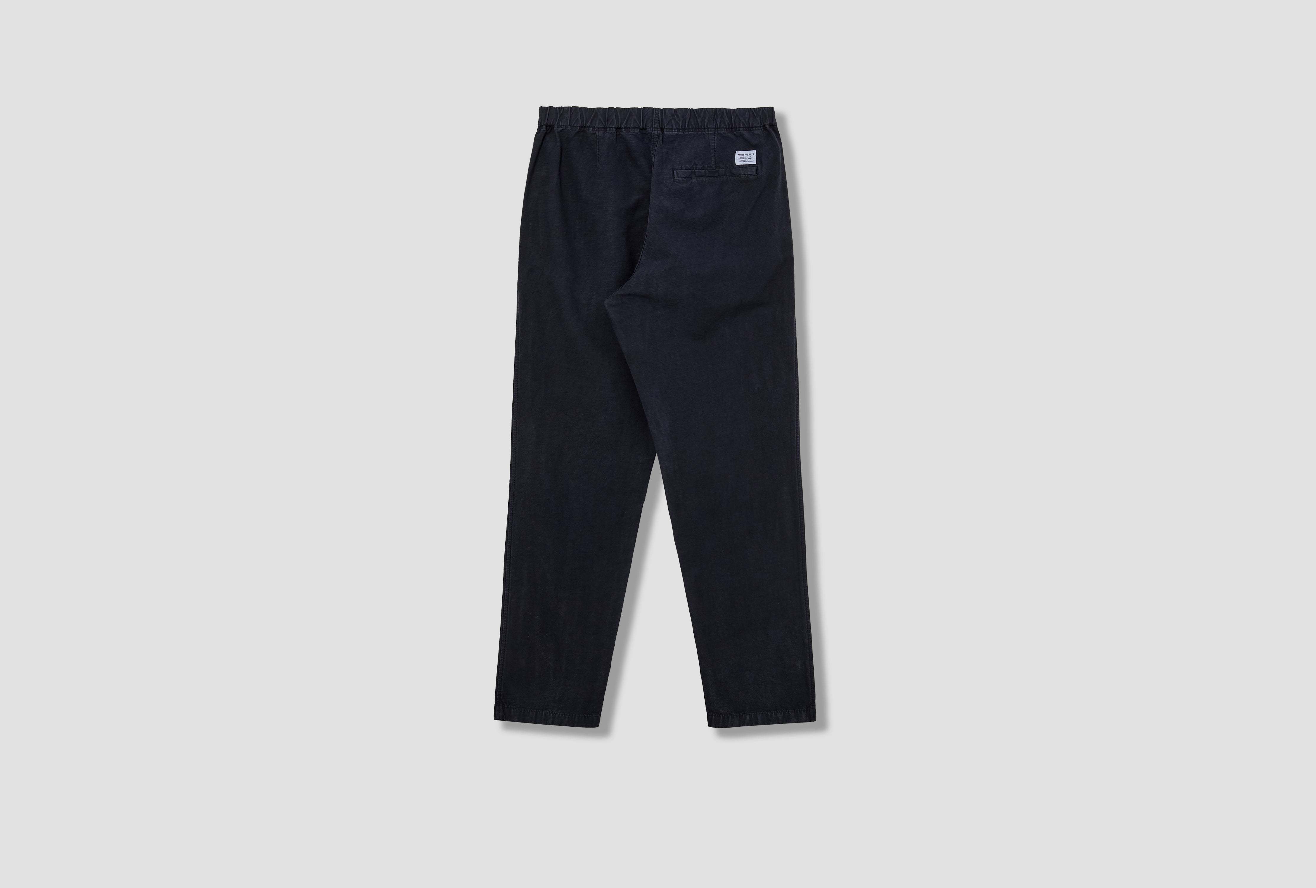Norse Projects Elastic Waist Casual Pants In Blue
