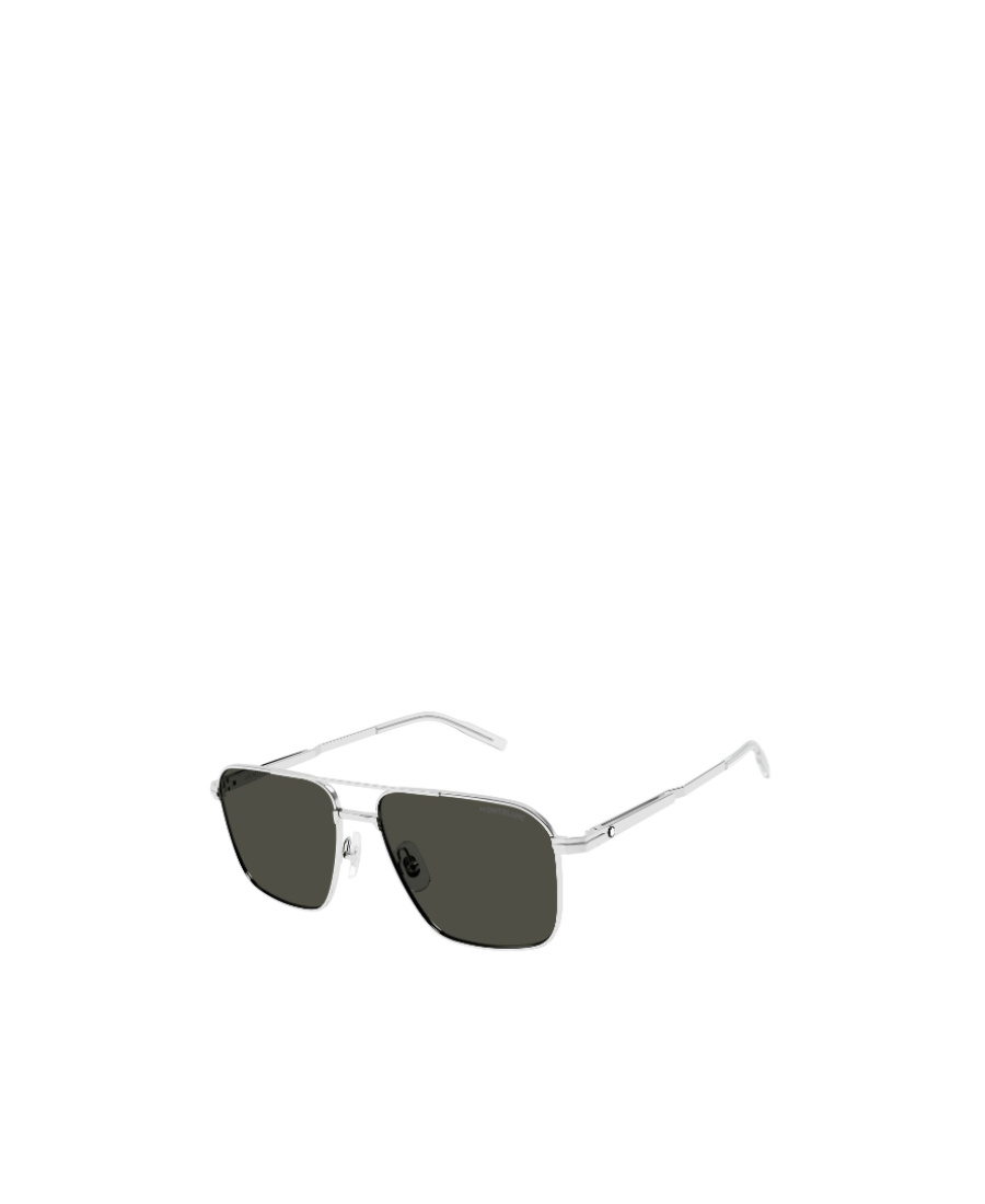 Montblanc Square Frame Sunglasses In Black