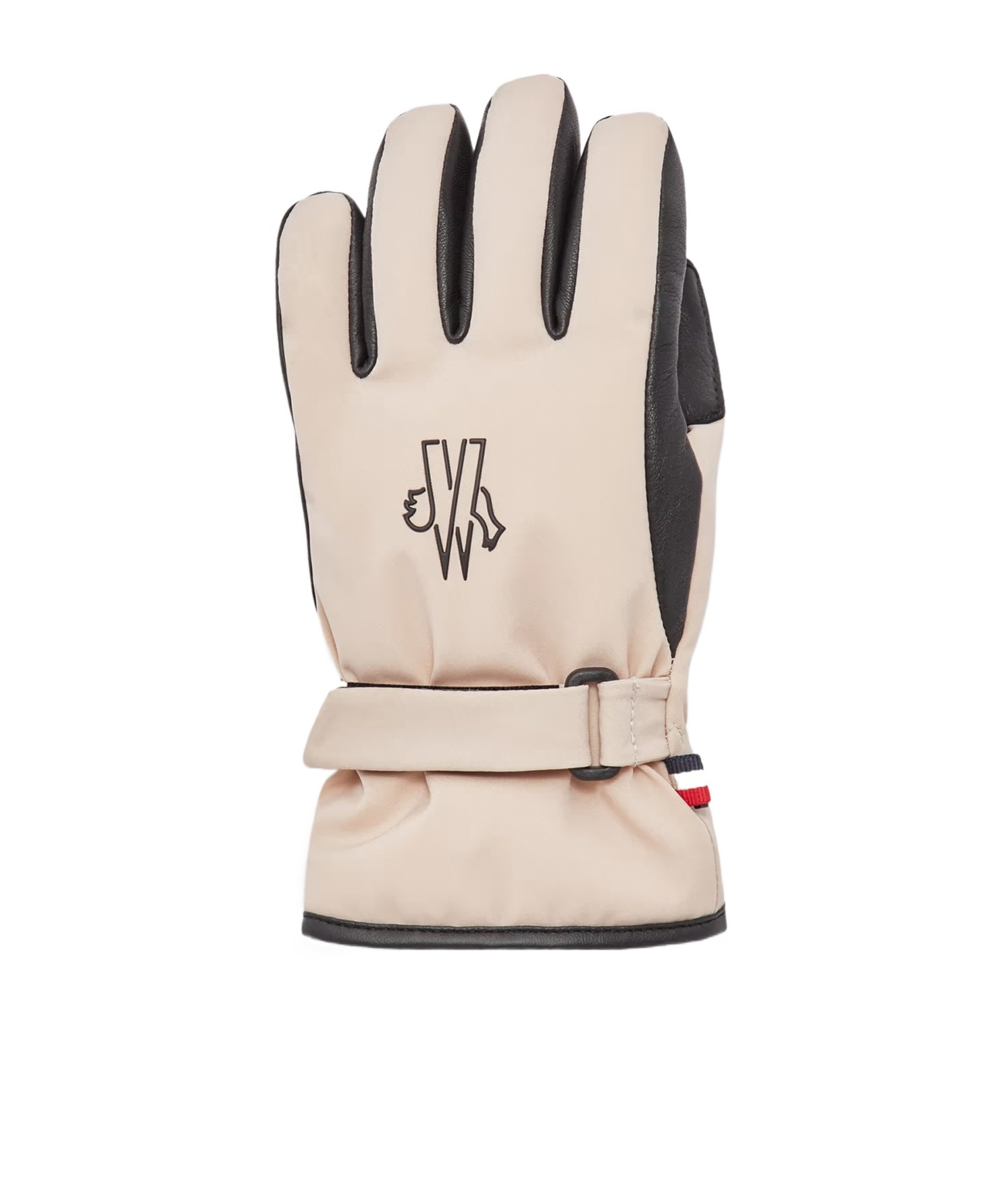 Moncler Padded Gloves In Brown
