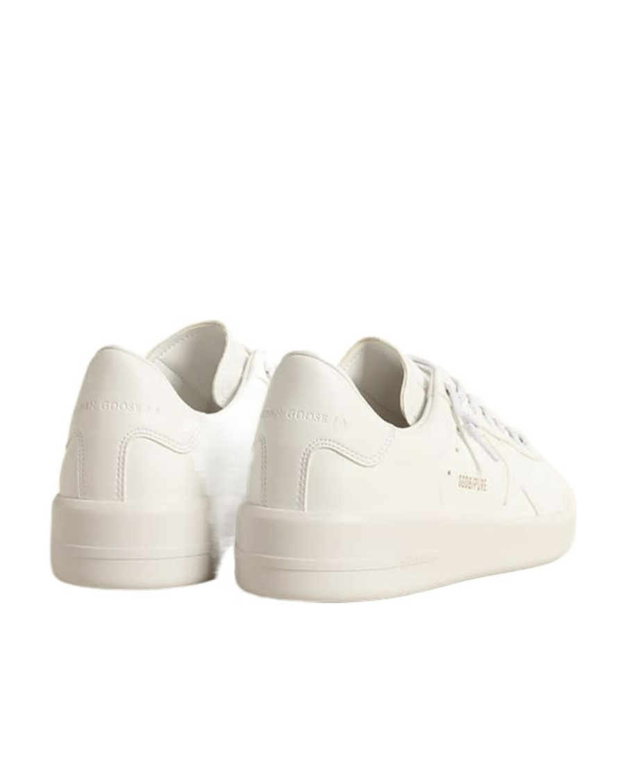 Golden Goose Deluxe Brand Men White Leather Pure New Sneakers In White