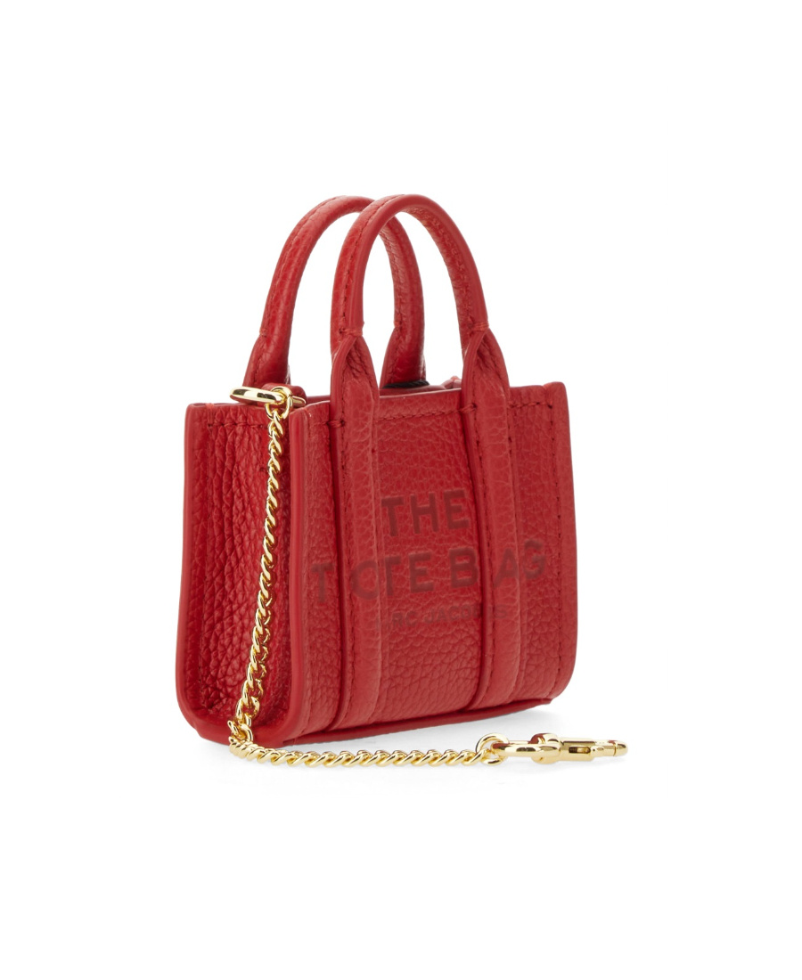 Marc Jacobs The Nano Tote Bag Charm In Red