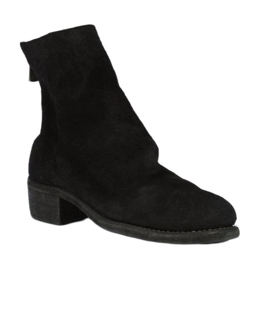 Shop Guidi Zippered Short Boots In Black