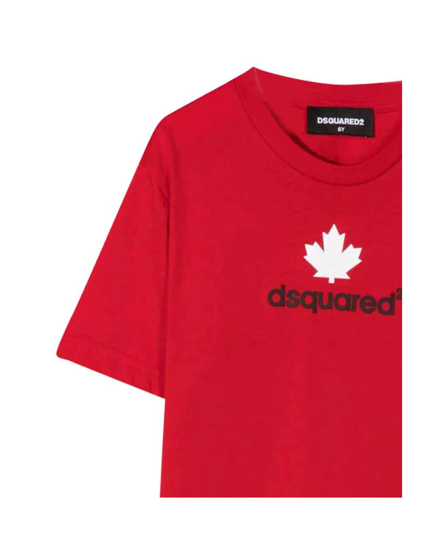 Dsquared2 Logo Print T-shirt In Red