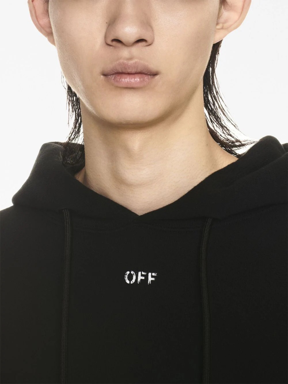 Off-white Off White™ Black Caravaggio Mery Print Hoodie