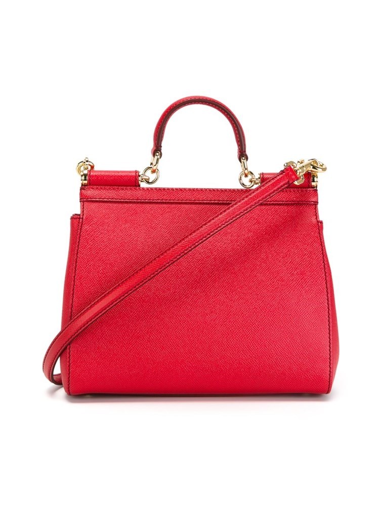 Dolce & Gabbana Sicily Tote Bag In Red