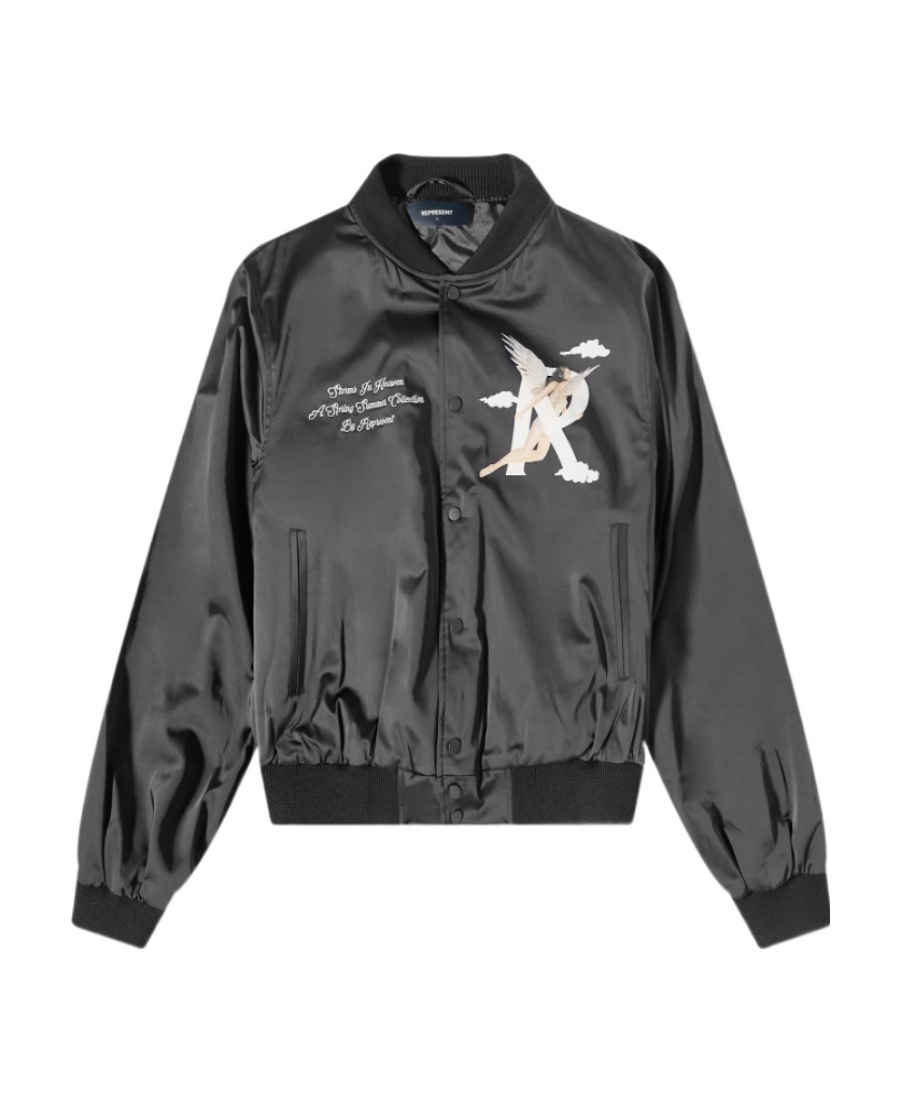 REPRESENT STORMS IN HEAVEN PRINTED BOMBER JACKET
