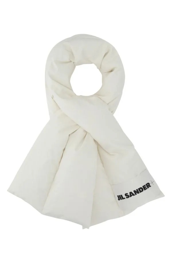 JIL SANDER PADDED LOGO SCARF 