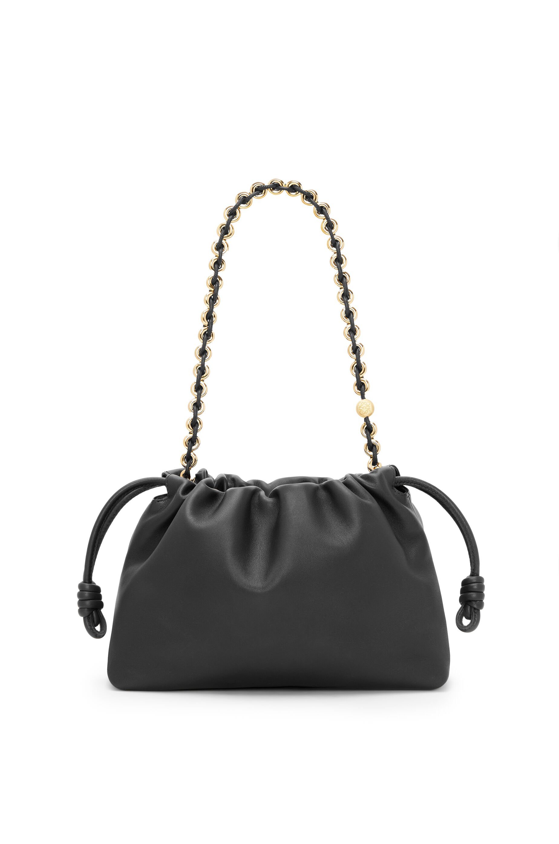 Shop Loewe Flamenco Purse Bag In Mellow Nappa Lambskin In Black
