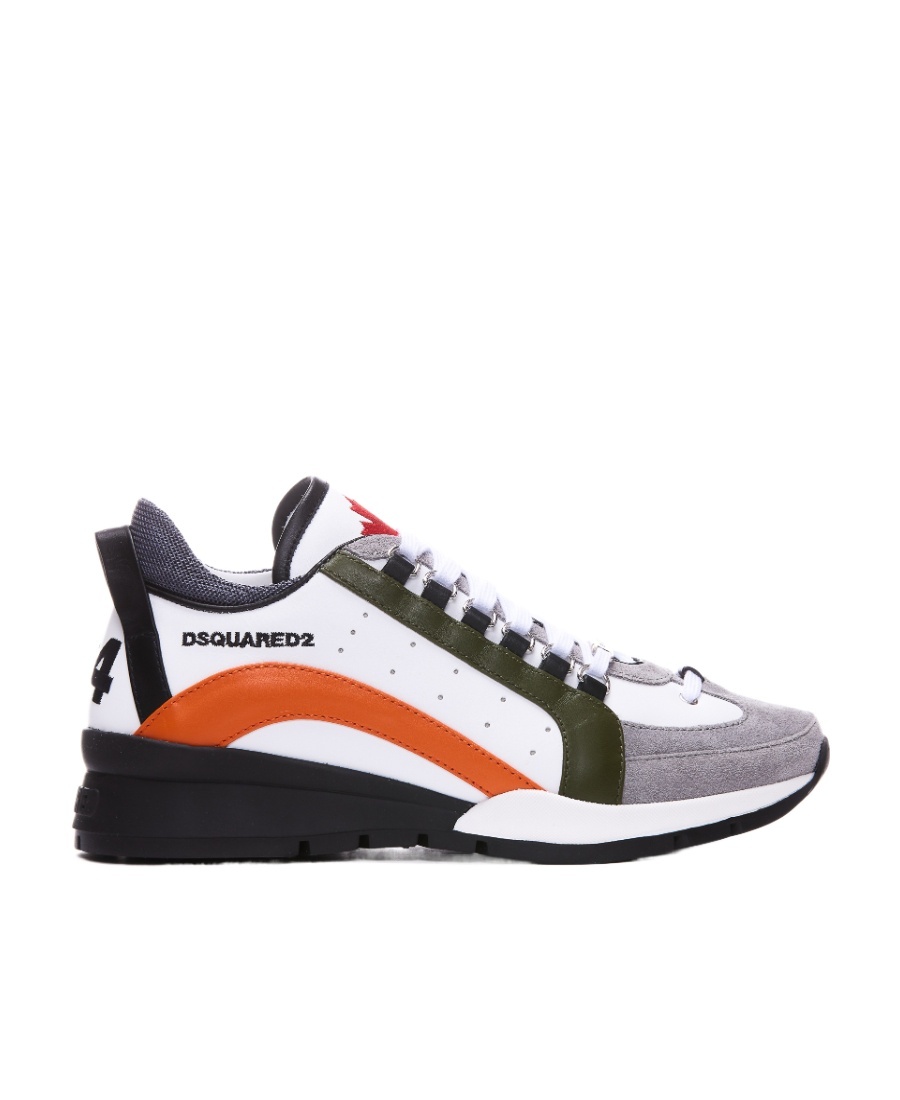 Dsquared2 Legendary Panelled Sneakers In White