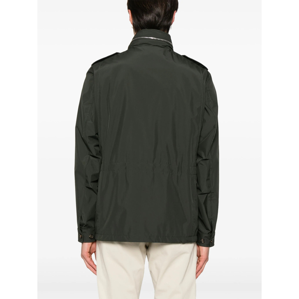 Moorer Long-sleeved Casual Jacket In Green