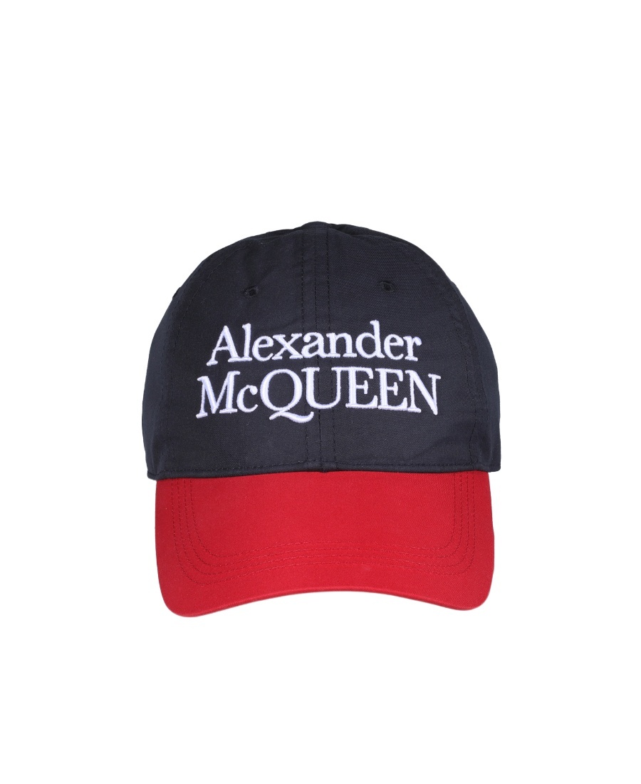 ALEXANDER MCQUEEN LOGO EMBROIDERED BASEBALL CAP