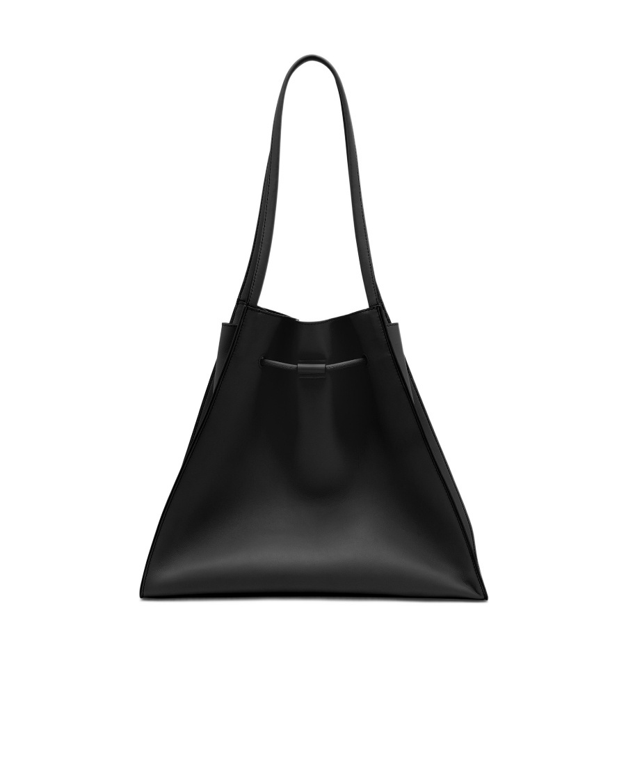 Shop Lanvin Medium Sequence Leather Shoulder Bag