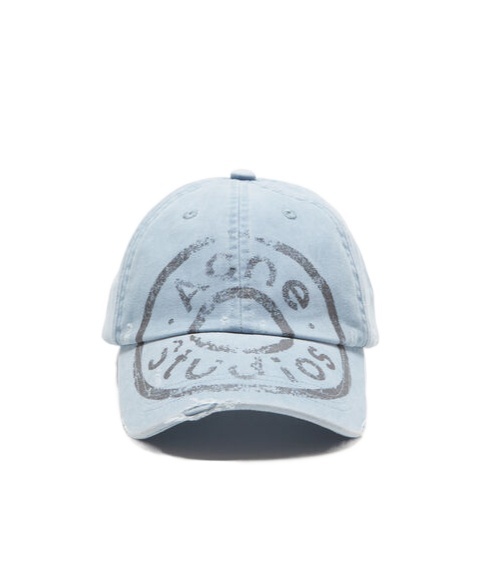 ACNE STUDIOS LOGO PRINTED BASEBALL CAP 