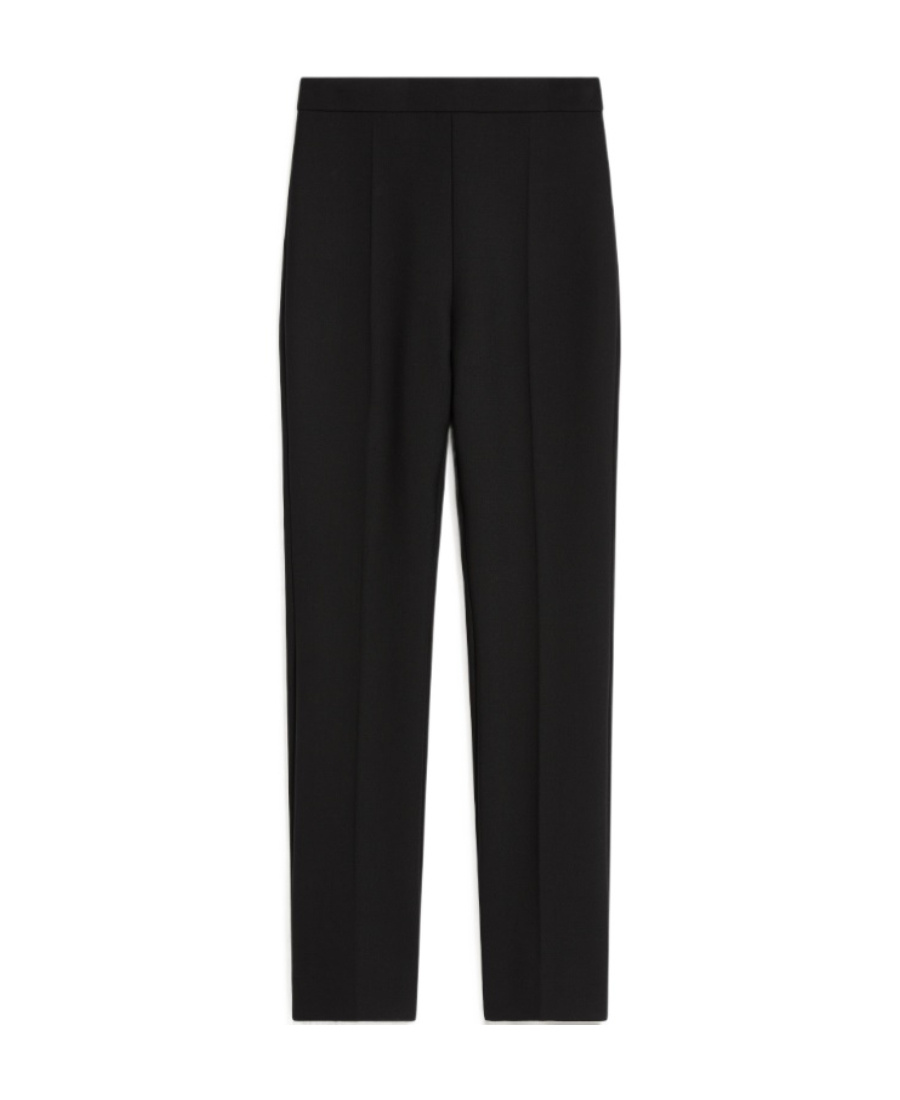 Shop Sportmax Straight-leg Tailored Trousers In Black